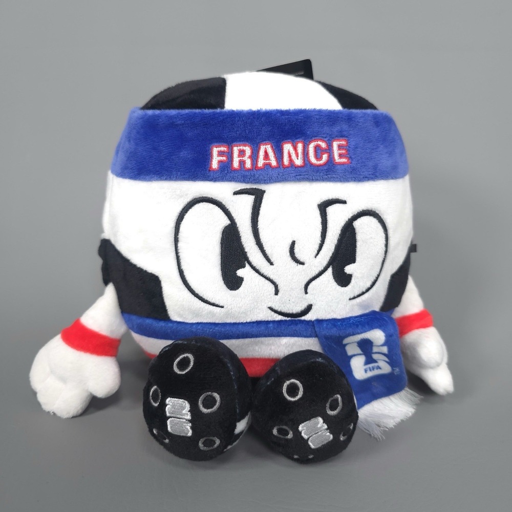 JAZWARES FIFA WORLD CUP 2026 FRANCE New Fan Plush 9 Soccer Official Licensed